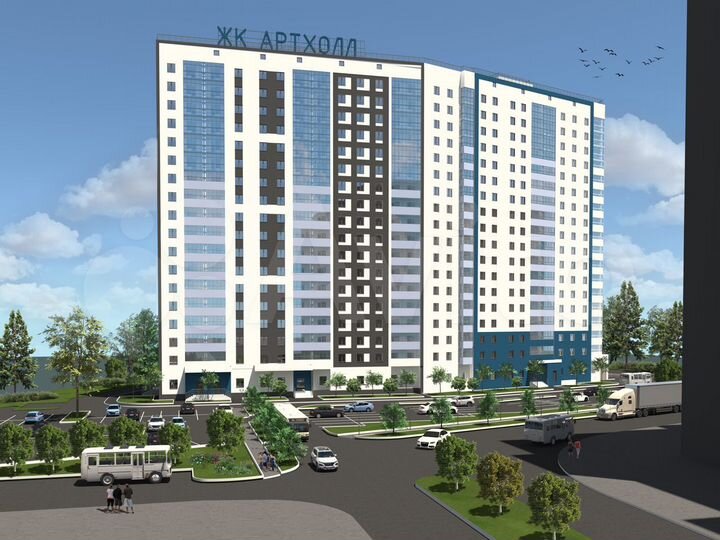 1-к. квартира, 44,9 м², 14/18 эт.