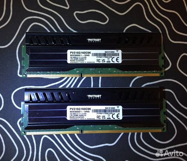 DDR3 Patriot Viper 16gb 1600mhz