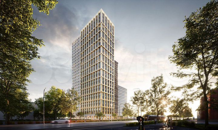 2-к. квартира, 80,1 м², 3/30 эт.