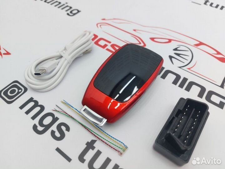 Смарт ключ Bentley стиль Mercedes красный