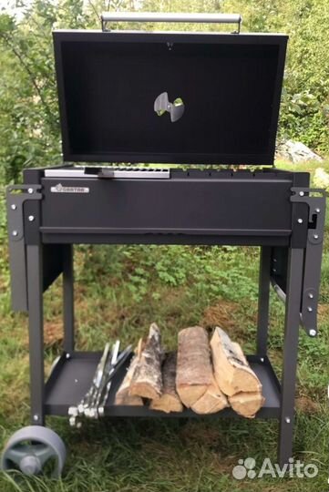 Передвижной мангал новый
