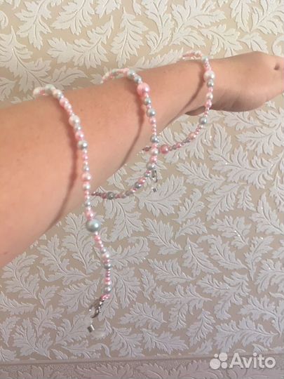 Цепочка для очков ручной работы