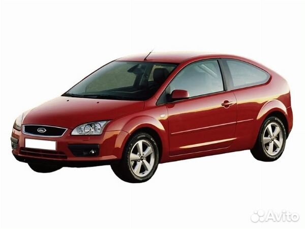 Фара Ford Focus 04-08 (Справа/ чёрная)