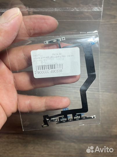 Шлейф кнопкок iPhone 12 pro max