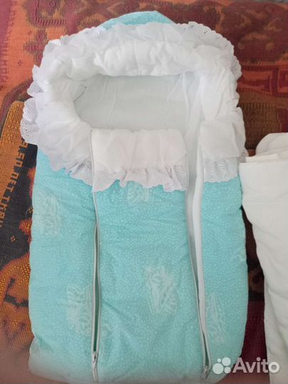 Конверт на выписку для мальчика демисезонный