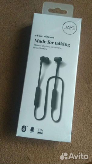 Беспрводные наушники Jays t-Four Wireless