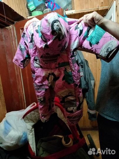 Детский зимний комбинезон на девочку