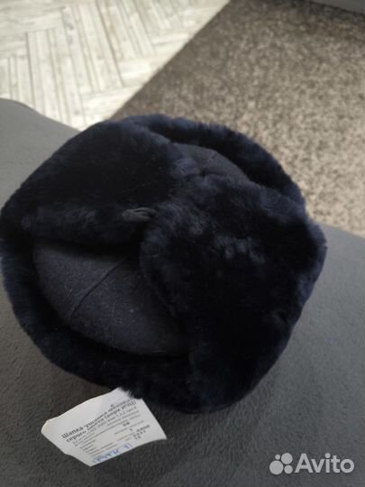 Шапка ушанка военная 58