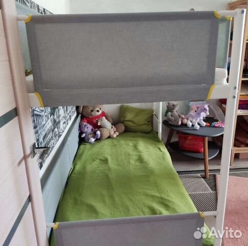 Двухъярусная кровать IKEA бу с матрасами