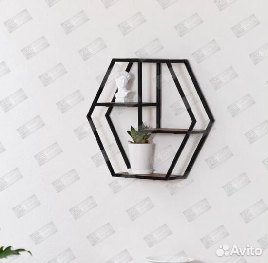 Полка в стиле лофт «Грамотон»