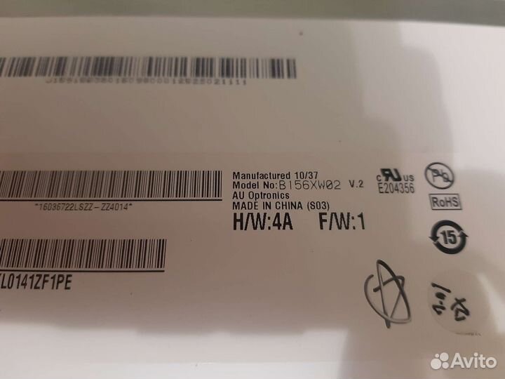 Матрица b156xw02 v.2