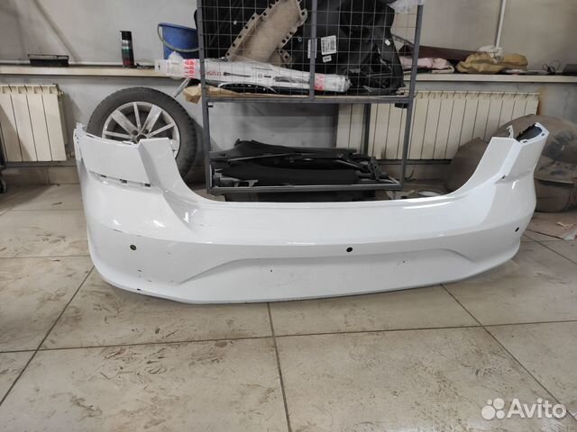 Задний бампер на volkswagen polo лифтбэк