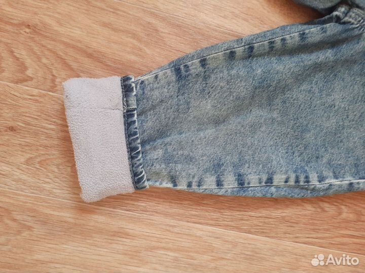 Джинсы детские утепленные