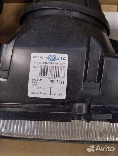 Блок фара ваз 2105 левая турция