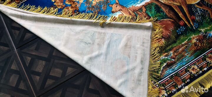 Ковёр олени плюш СССР