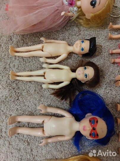 Куклы и пупсы бу цена за всё