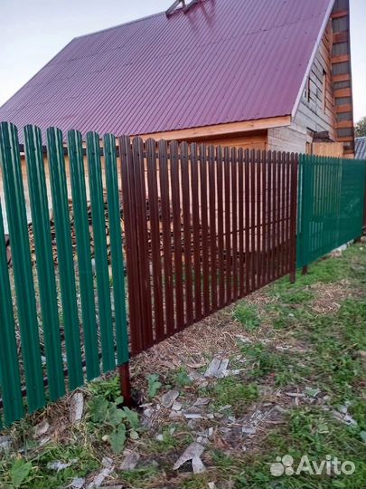 Заборы, навесы. Установка, монтаж