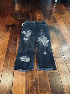 Vetements type distress dirty широкие джинсы