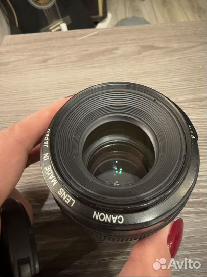 Объектив canon 50mm 1.4