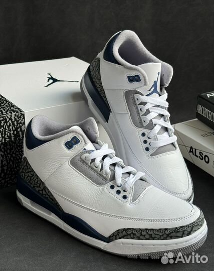 Jordan 3 Midnight Navy оригинал