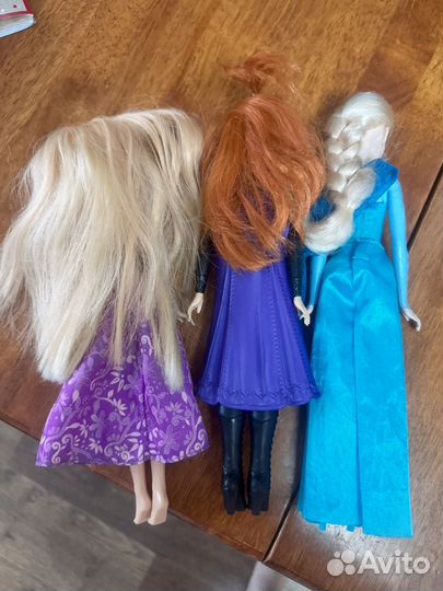 Куклы принцессы disney эльза, анна, рапунцель