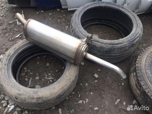 Глушитель задняя часть Kia Rio 4 2017-2021г