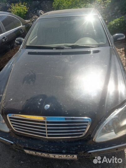 Капот Mercedes S W220 M 113 E 43 1999