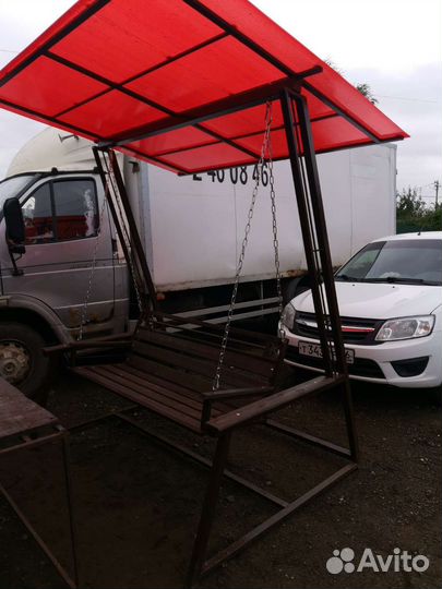 Садовые качели подвесные