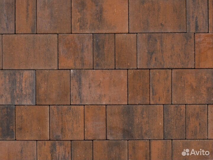 Тротуарная плитка / Брусчатка Новосибирск 80мм