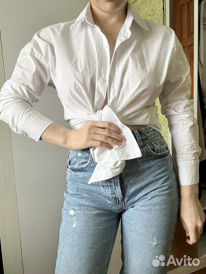 Рубашка белая женская