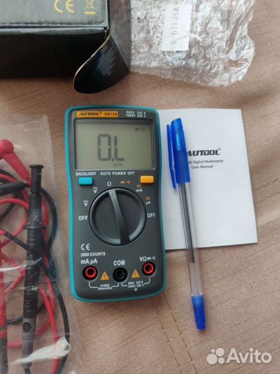 Autool DM198 автодиапазонный мультиметр