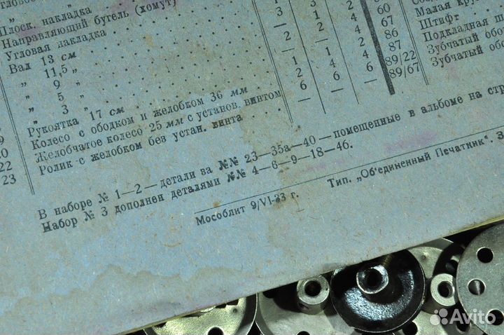 Конструктор Мекано СССР 1933г.Полный комплект