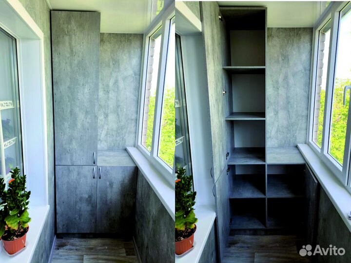 Остекление балконов и лоджий, отделка балкона