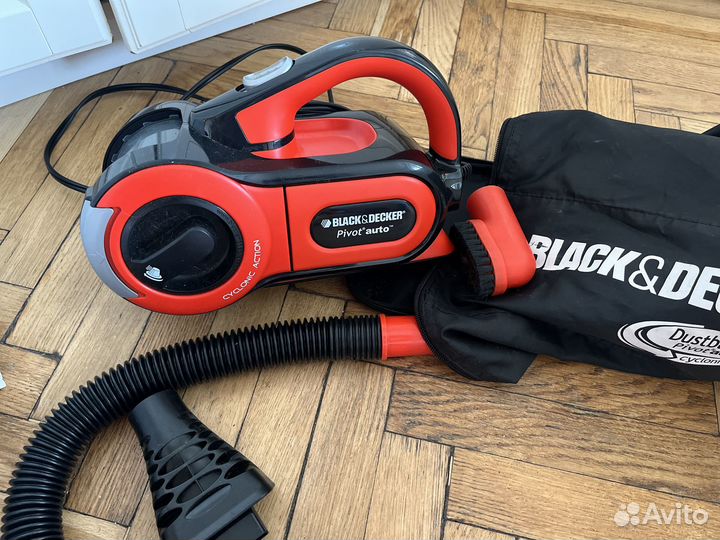 Автомобильный пылесос black&decker