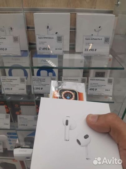 Беспроводные наушники apple airpods 3
