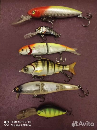 Воблеры, свимбейты (оригинал)