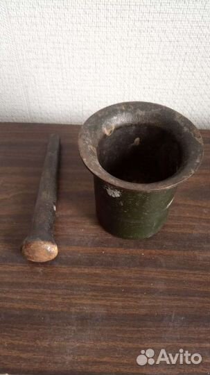 Ступка с пестиком чугун бу