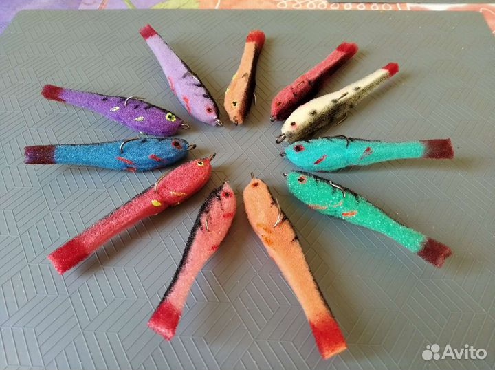 Поралоновая рыбка для джига