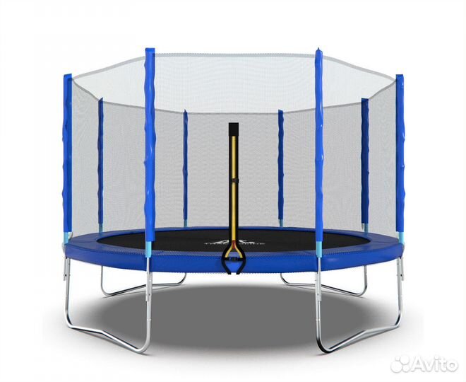 Батут DFC Trampoline Fitness с сеткой 12FT-TR-B