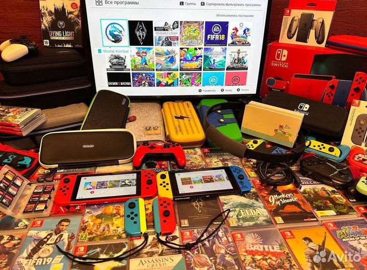 Nintendo Switch с играми