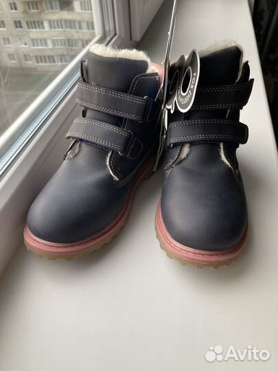 Ботинки зимние для девочки 33 новые