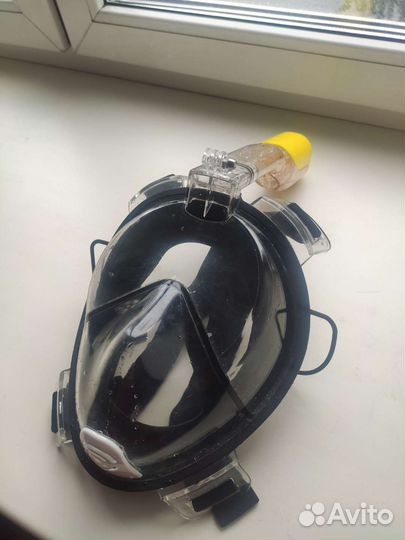 Маска полнолицевая для снорклинга размер s/m