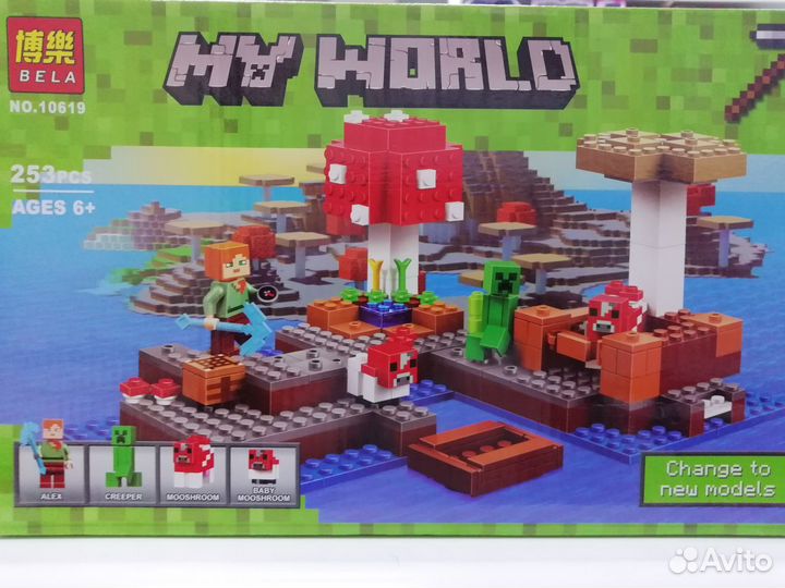Конструктор Minecraft 10619 253 дет