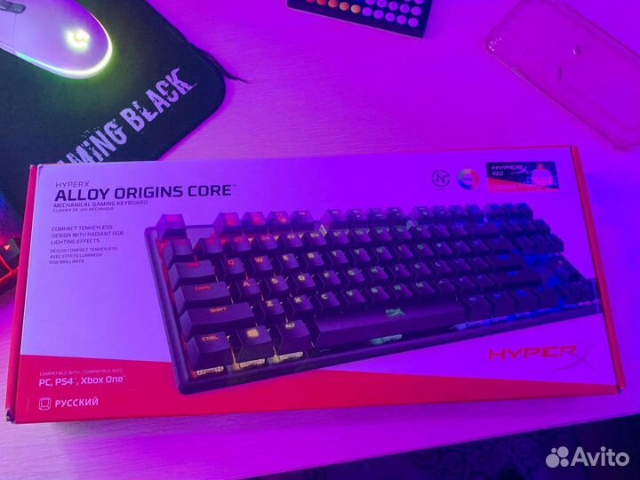 Игровая клавиатура hyperx alloy origins core