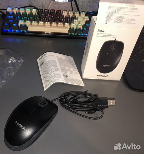 Logitech b100