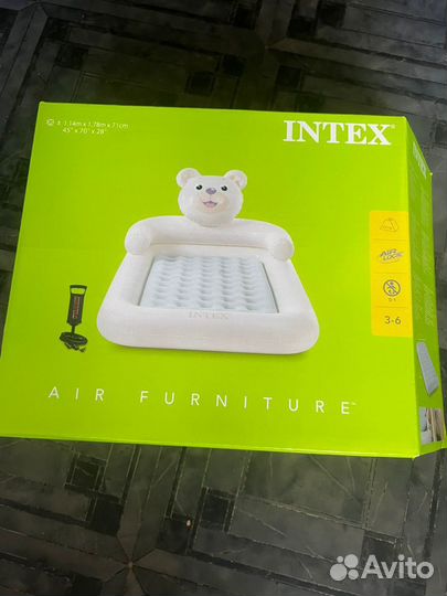 Intex Детский надувной матрасс (кровать)