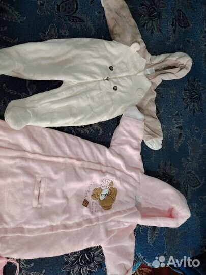 Детские вещи пакетом на девочку 68см