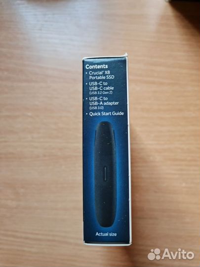 Внешний SSD-диск Crucial X8 1TB Portable SSD