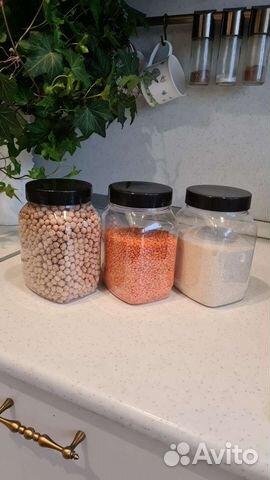 Пустые пластиковые банки для кухни;банка для шаров