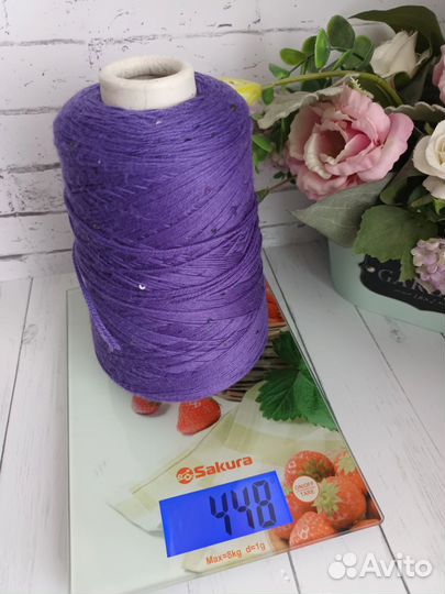 Пряжа в бобинах меринос